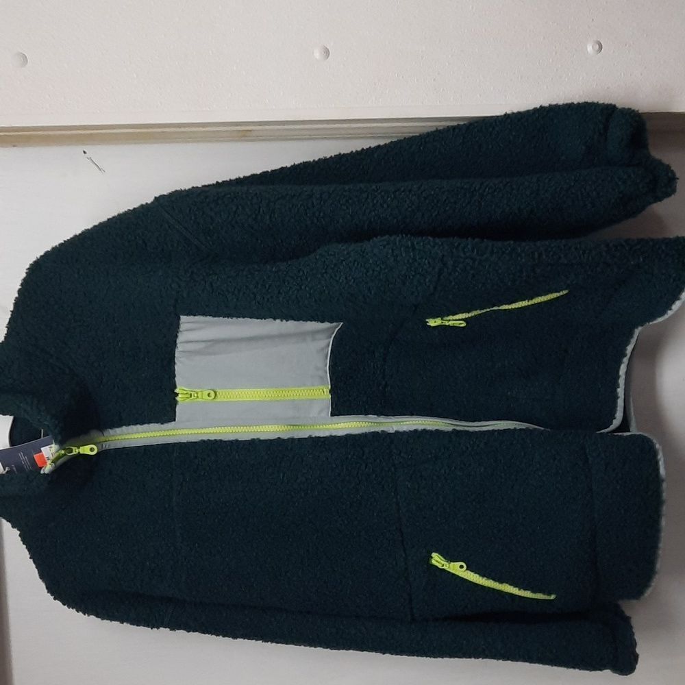 Green coat